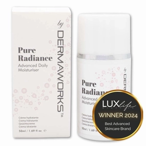 DERMAWORKS Pure Radiance Face Moisturizer for Women – Anti-Aging Hydrating Cream with Vitamin C, Retinol & Hyaluronic Acid for Smooth, Radiant Skin – 50ml