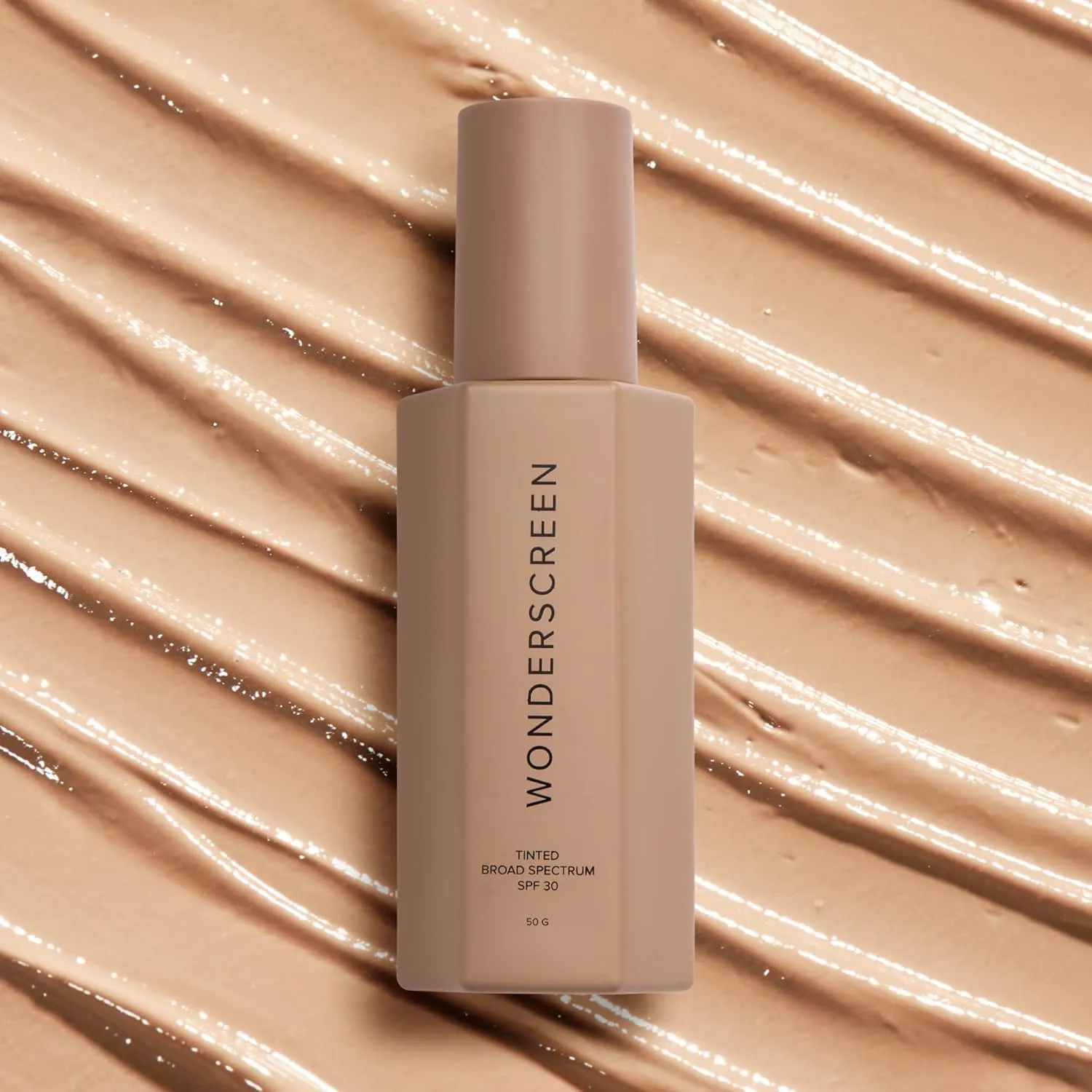 DIME Beauty Tinted Glow Wonderscreen SPF 30, Mineral Sunscreen for Face with 19% Zinc Oxide, Tinted Moisturizer with SPF, 50 g (Shade 02)