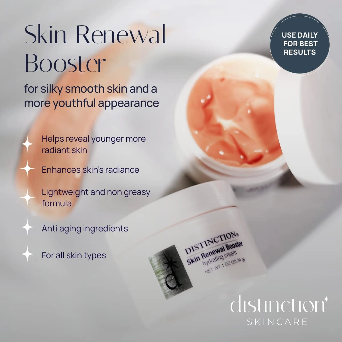 Distinction Firmalift and Renewal Booster – Anti Aging Serum Lotion Cream and Moisturizer | Helps Reduce the Appearance of Fine Lines and Wrinkles, Soothes…