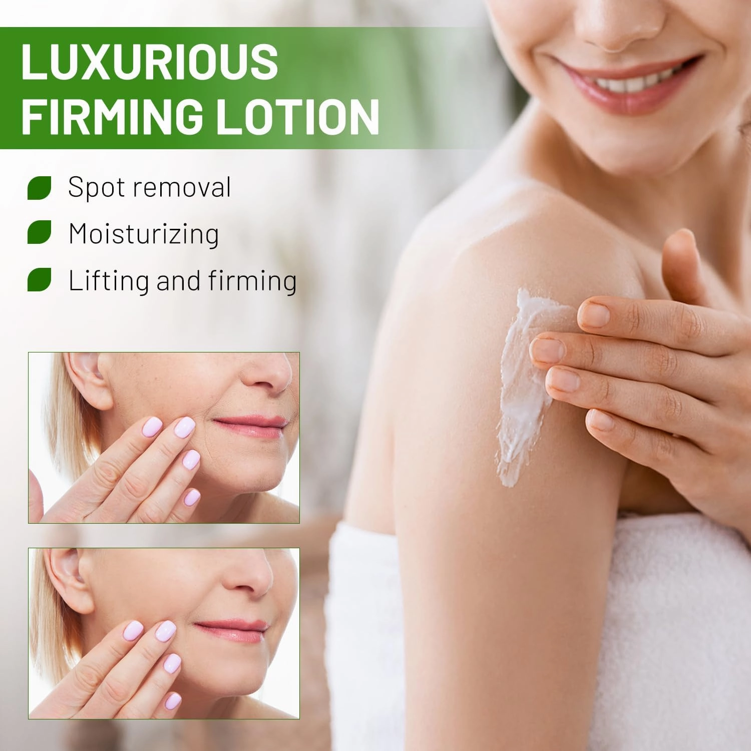 Div glow Luxurious Collagen Firming Cream,Div glow Collagen Firming Cream,Collagen Cream,Anti-Wrinkle Moisturizer Skin Firming Cream,Skin Tightening Cream For Body,Stomach,Face For All Skin (2, A)