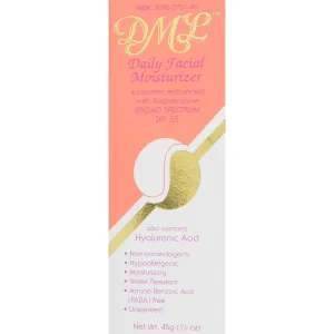 DML Facial Moisturizer SPF 25, 1.5 Oz (3 Pack) (SG_B0064JD6VQ_US)