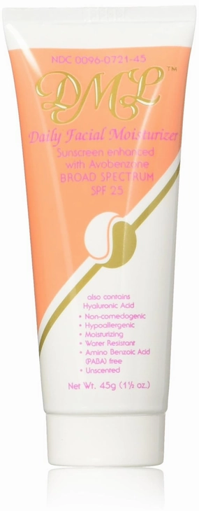 DML Facial Moisturizer SPF 25 1.50 oz (Pack of 3)