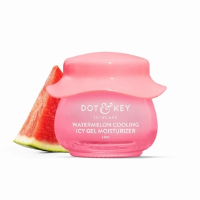 Do, t & Ke' y Watermelon Cooling Icy Gel Moisturizer for Oily & Combination Skin | With Hyaluronic Acid & Niacinamide | Non-Greasy, Oil-Control, Lightweight Face Gel | 60ml (2.03 fl oz)