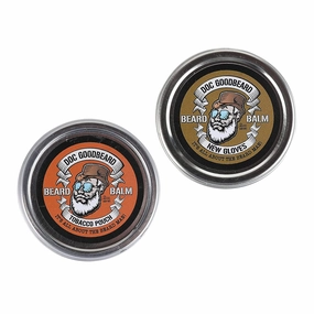 Doc Goodbeard Beard Balm Kit Includes 1 New Gloves Balm and 1 TB Pouch Balm for men, All-Natural, No Greasy, Locks in Moisture for Skin, and Beard, Promote Beard Growth