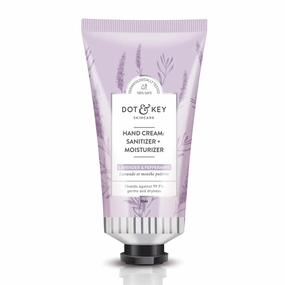 Dot & Key Foot Cream : Deodorizer   Moisturizer (Lavender & Peppermint) 50ml, foot deodorant plus foot cream for dry cracked feet - Paraben Free