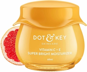 Dot.&.Key Vitamin C   E Sorbet Super Bright Moisturizer for Face | Vitamin C Face Moisturizer|Reduces Skin Dullness|Oil Free & Lightweight | for All Skin Types | fl oz 2.02