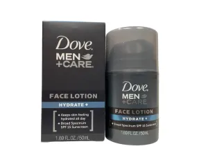 Dove Men Care Hydrate   SPF 15 Sunscreen Face Lotion - 1.69 Oz (Pack of 3)