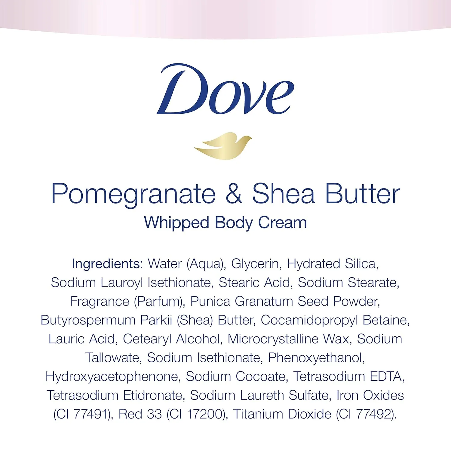 Dove Whipped Body Cream Dry Skin Moisturizer Pomegranate and Shea Butter Nourishes Skin Deeply 10 oz 3 Count