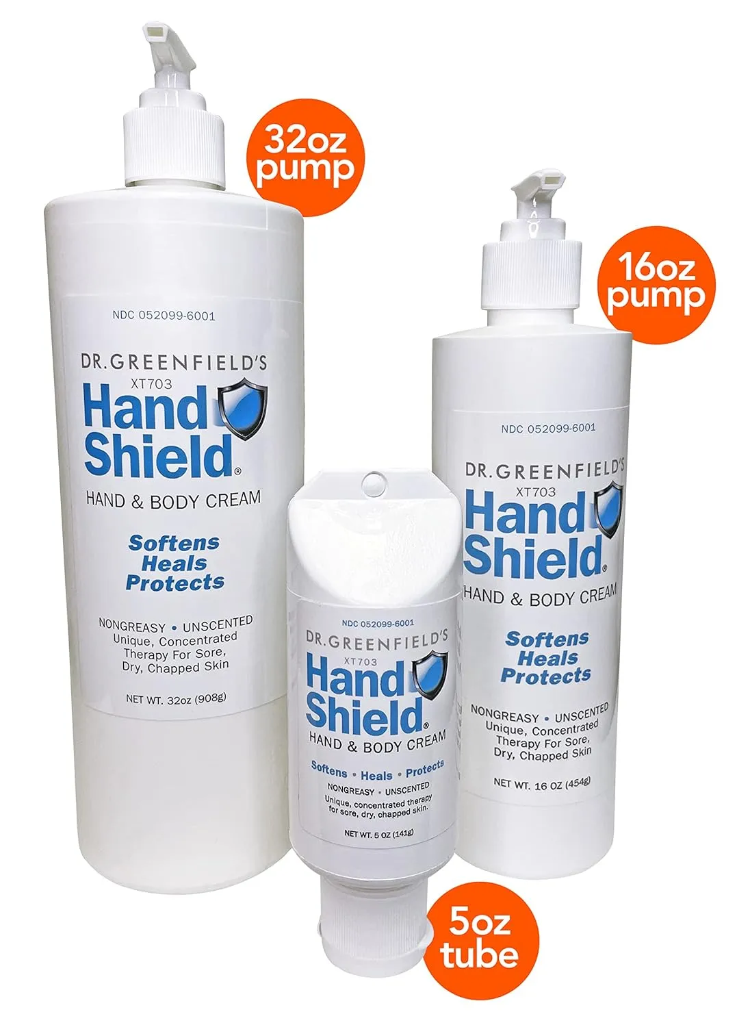 Dr Greenfield's HandShield Hand and Body Cream - 16 ounces