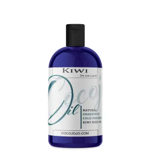 Dr Joe Lab Kiwi Seed Oil 16 oz Pure Natural Cold Pressed Unrefined Extra Virgin Kiwi Oil - for Hair Skin Body Nail and Beard - Moisturizing, Soothing, Hydrating, & Nourishing