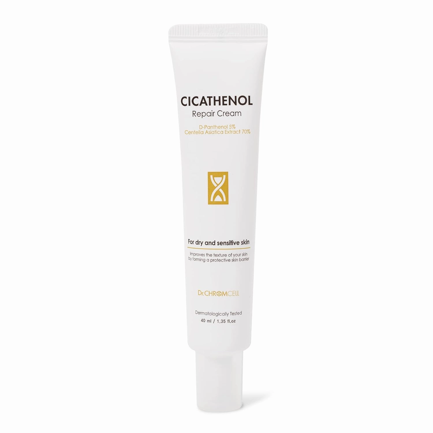 Dr.CHROMCELL] CICATHENOL Repair Cream | Korean Moisturizing Cream | Glow Boosting Moisturizer | Daily Moisturizer | Panthenol Moisturizer | Korean Skin Care | 1.35 fl oz