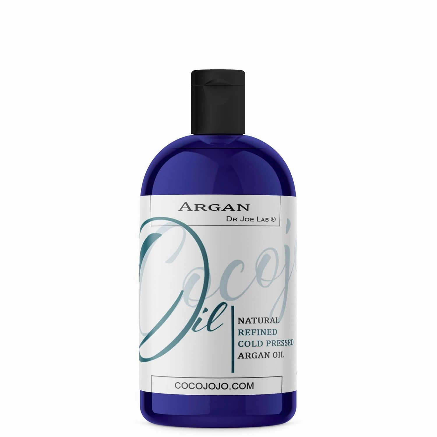 Dr Joe Lab Refined Argan Oil - Pure, Refined, Cold Pressed, Filtered, Unscented Bulk Carrier - 16 oz - for Skin, Hair, Nails, Body, Beard, Face & Cosmetic Formulation, DIY