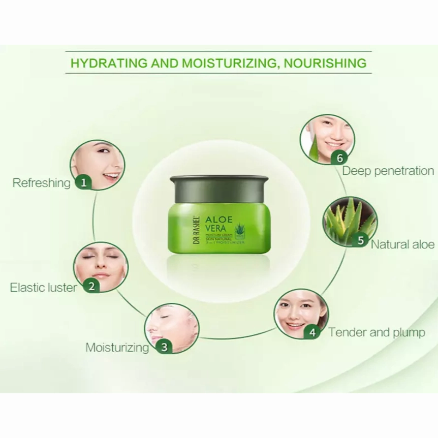 Dr. Rashel Aloe Vera Moisture Cream 3 in 1 Moisturizer Day / Night Mask