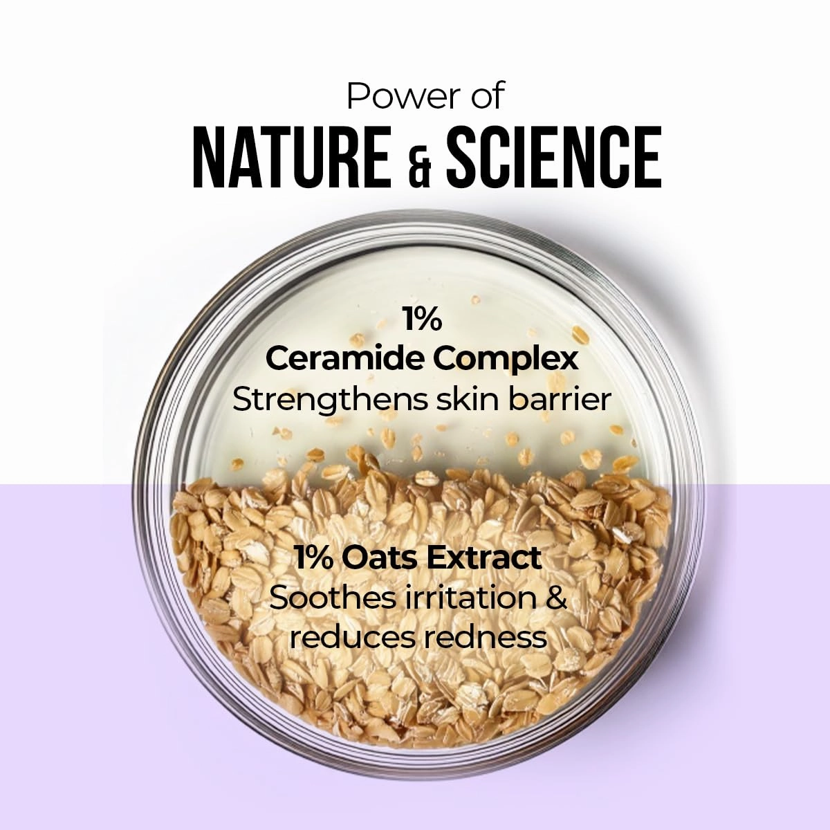 Dr. Sheth's Oats & Ceramide Sensitive Skin Moisturizer | Oil-Free | 1% Oats Complex & 1% Ceramide Complex | Soothes & Reduces Irritation | Strengthens Skin Barrier | Light Weight, Non-Sticky | Men & Women | 100 g