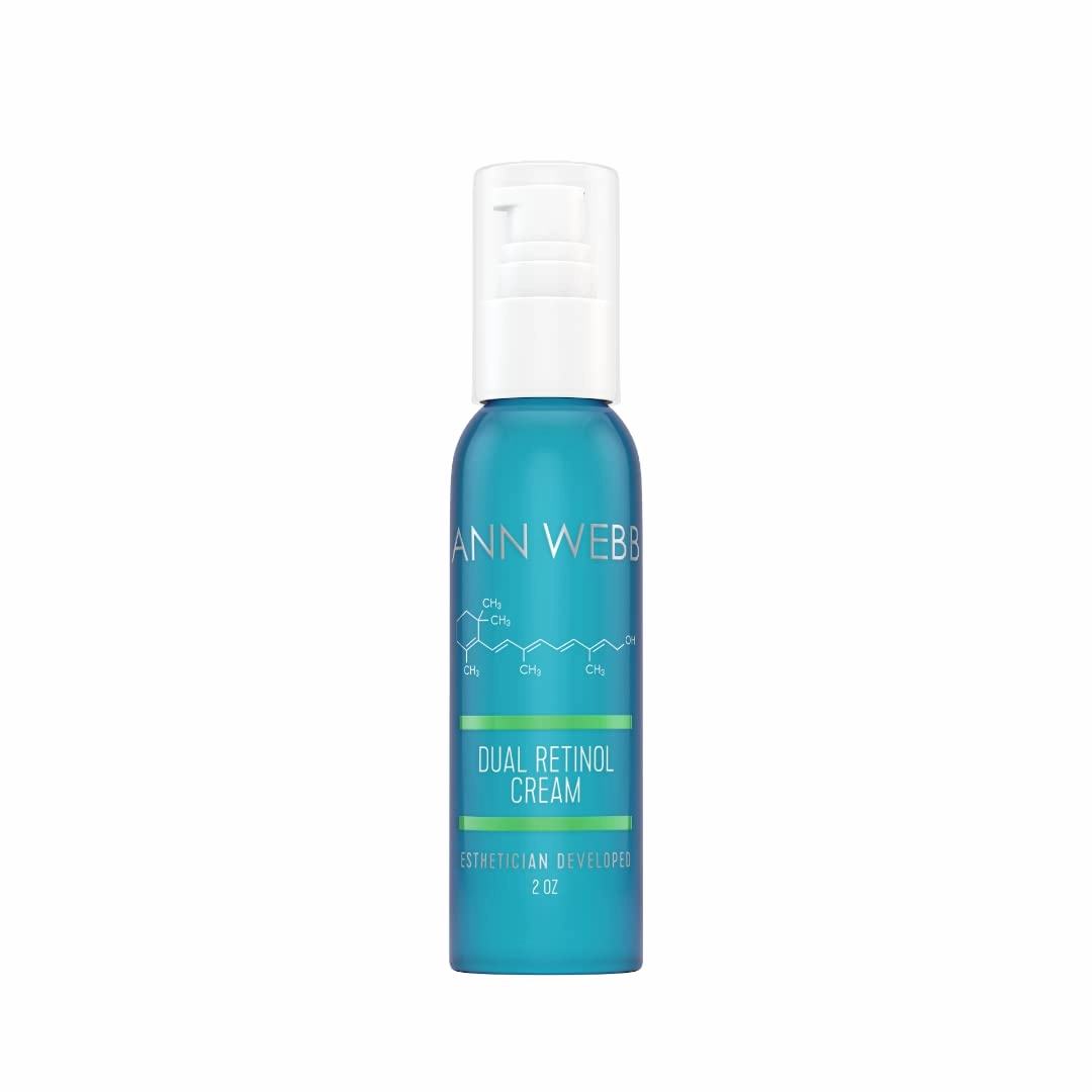 Dual Retinol Cream - All Natural Night Moisturizer w/Time Release Retinol Gentle & Powerful Exfoliator, Anti-Aging, Anti-Wrinkle, Smoothing Fine Lines & Brightening Night Cream. 2oz