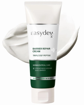 EASYDEW Barrier Repair Cream - Intense Hydration and Skin Barrier Restoration Face Moisturizer for Damaged and Irritated Skin with Cica, Hyluronic Acid, Collagen, 3.6 fl.oz.