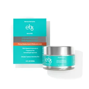 eb5 Intense Moisture Anti Aging Moisturizer Face and Neck Cream- Tone & Tighten Skin with Retinol, Fade Fine Lines and Wrinkles with Vitamin E, A and B5-4oz