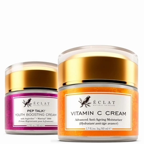 Eclat Skincare Fight Wrinkles & Fine Lines - Vitamin C Face Moisturizer   Face Moisturizer Night Cream - 100% Vegan & Dermatologist Developed