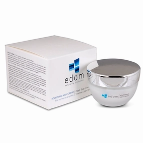 Edom Nourishing Night Cream 50ml, Anti Aging Face Moisturizer, Dead Sea Minerals, Skin Care,Facial Cleanser Lotion