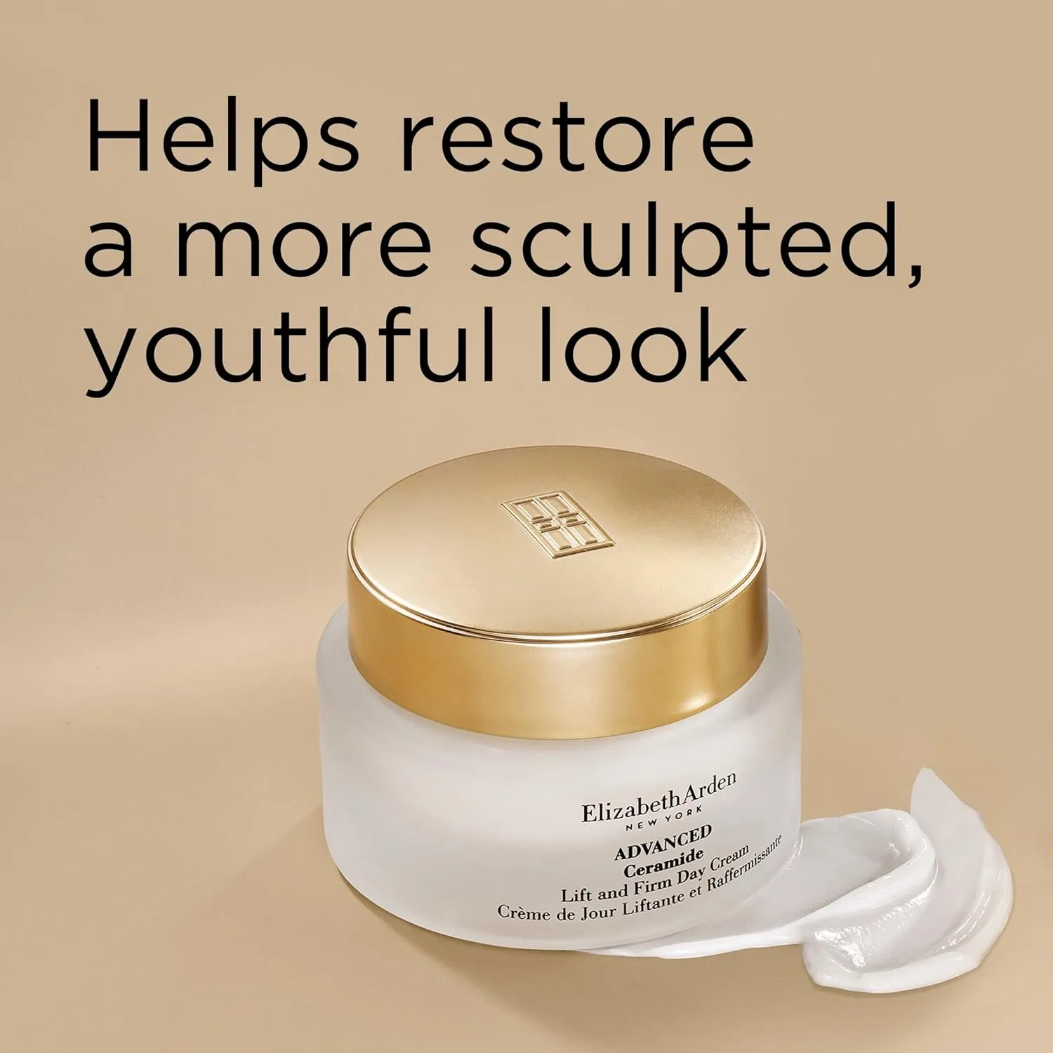 Elizabeth Arden Advanced Ceramide Lift and Firm Face Cream, Hydrating Moisturizer for Day or Night, Infused with Peptides, 1.7 fl oz