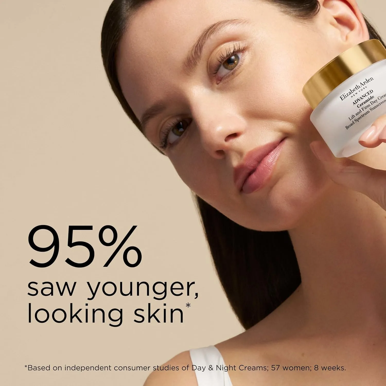 Elizabeth Arden Advanced Ceramide Lift and Firm Face Cream, Hydrating Moisturizer for Day or Night, Infused with Peptides, 1.7 fl oz
