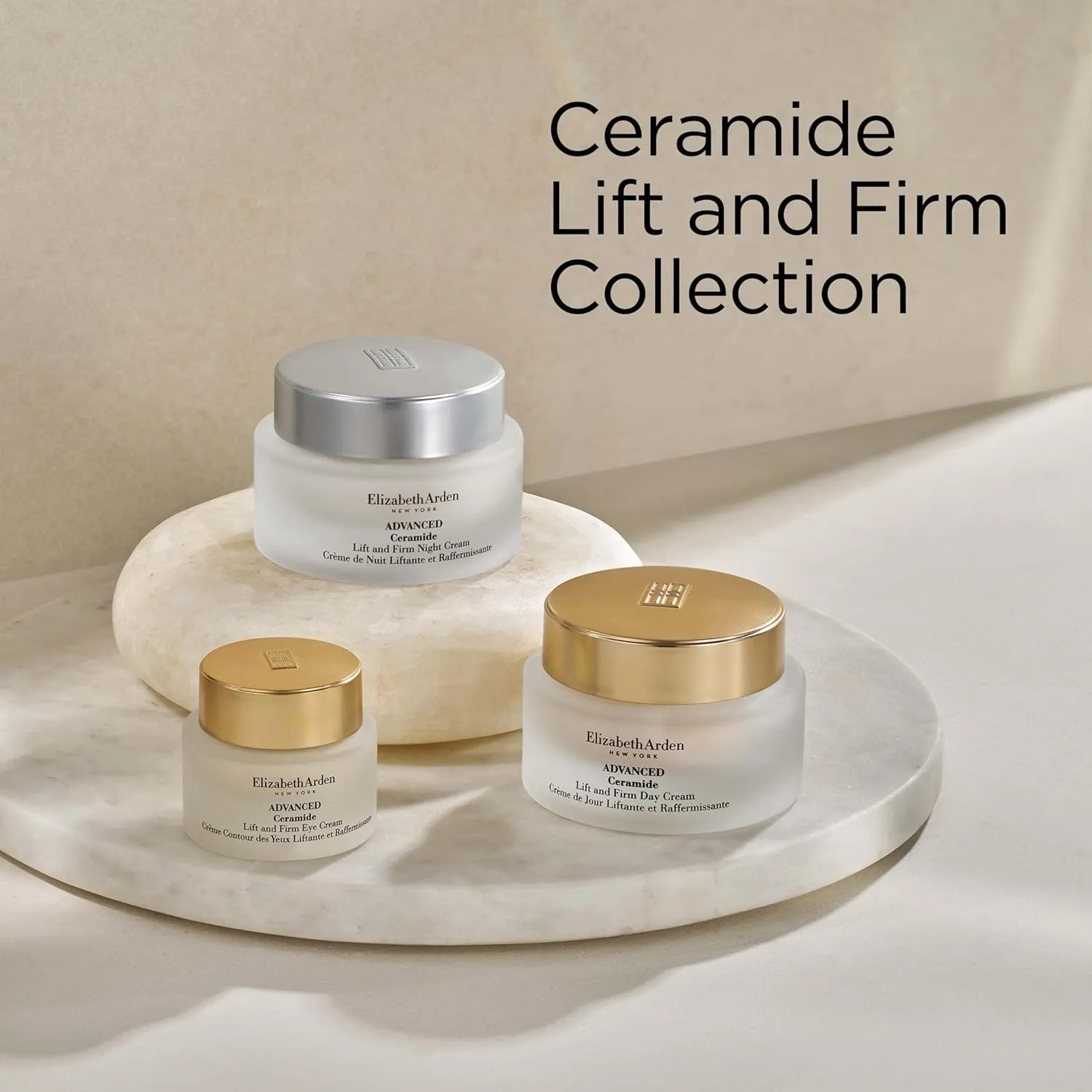Elizabeth Arden Advanced Ceramide Lift and Firm Face Cream, Hydrating Moisturizer for Day or Night, Infused with Peptides, 1.7 fl oz