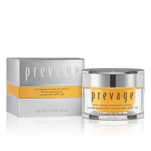 Elizabeth Arden PREVAGE Anti-Aging Face Moisturizer Cream for Women, SPF 30 Broad Spectrum Sunscreen, Reduces Fine Lines & Wrinkles, With Antioxidant Idebenone Technology, 1.7 Oz
