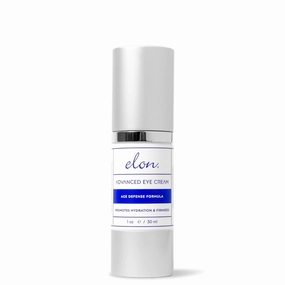 Elon Advanced Eye Cream for Hydrated & Firm Skin – Under Eye Cream w/ CoQ10, Peptides, Hyaluronic Acid Serum & MSM - Anti Aging Cream for Fine Lines & Wrinkles (1oz/30ml)