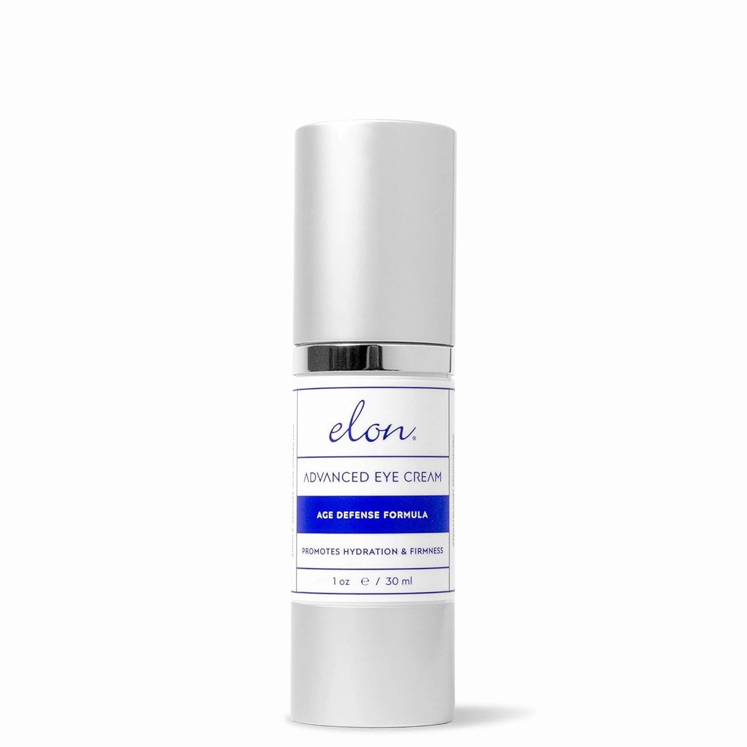 Elon Advanced Eye Cream for Hydrated & Firm Skin – Under Eye Cream w/ CoQ10, Peptides, Hyaluronic Acid Serum & MSM - Anti Aging Cream for Fine Lines & Wrinkles (1oz/30ml)