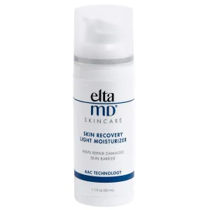 EltaMD Skin Recovery Light Face Moisturizer for Dry Skin, Oil Free Moisturizer for Face and Acne Prone Skin Care, 1.7 oz Pump