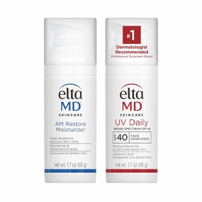 EltaMD UV Daily SPF 40 Face Sunscreen Moisturizer with Zinc Oxide, Daily Face Moisturizer with SPF, Sunscreen, 1.7 oz Pump