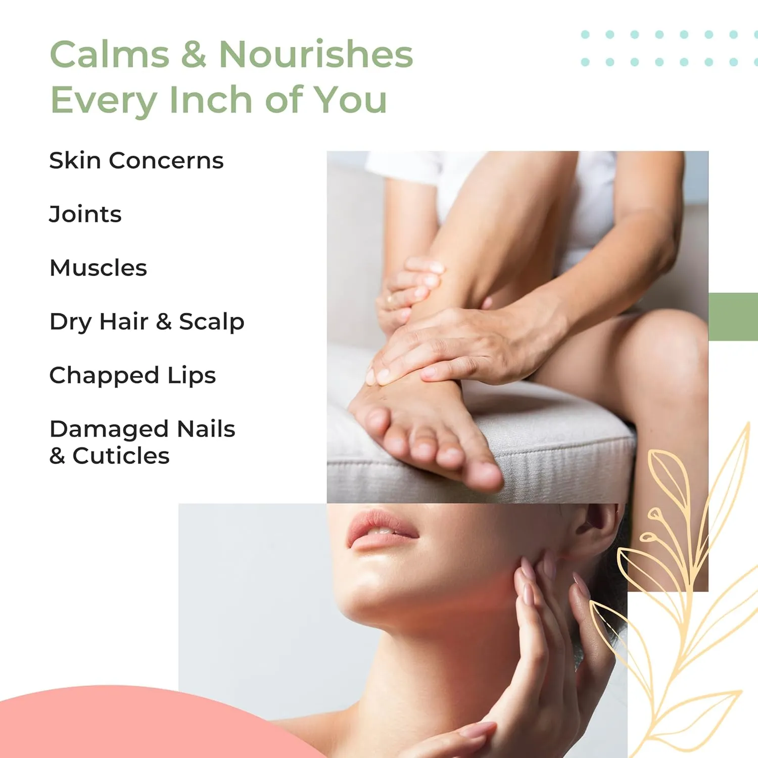Emu Oil Skin Moisturizer - Scalp, Hair, Face, Body & Nail Moisturizer with Omega 3, 6, 9, Vitamins, & Minerals - Body & Face Serum for Fine Lines, Stretch Marks, Dry Lips & Cuticles - 200mL, Unscented