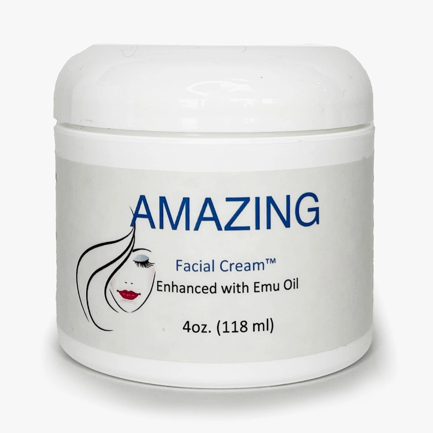 Emu Oil Facial Cream - Best Moisturizer for Aging Dry Skin, Wrinkle Cream, Brightening Cream, and Anti-Aging Skincare - Deep Moisturizing Lotion for Dry Skin - Women's Emu Cream & Facial Moisturizer