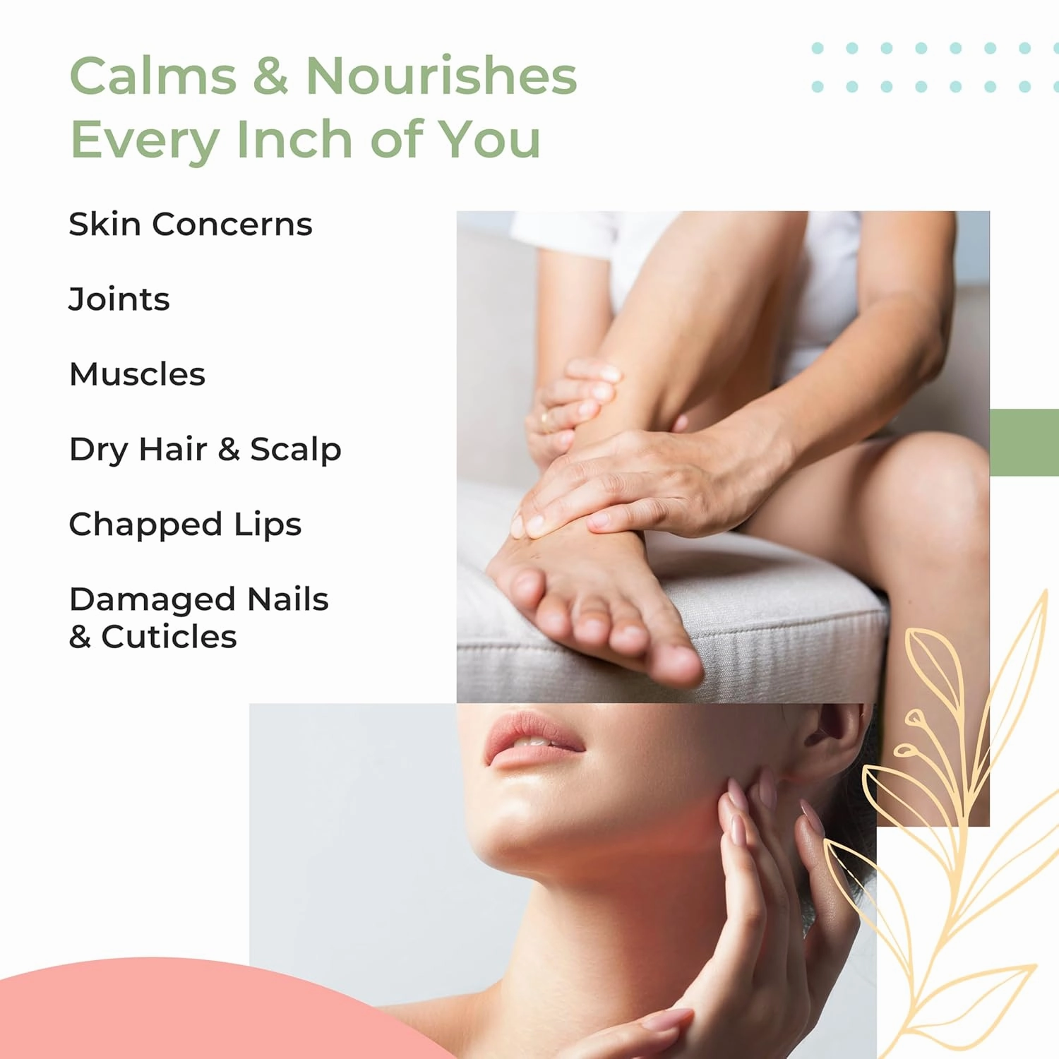 Emu Oil Skin Moisturizer - Scalp, Hair, Face, Body & Nail Moisturizer with Omega 3, 6, 9, Vitamins, & Minerals - Body & Face Serum for Fine Lines, Stretch Marks, Dry Lips & Cuticles - 1L, Unscented