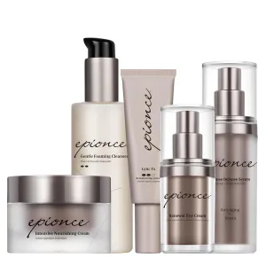 Epionce Anti-Aging Skincare Routine for Women with Cleanser, Eye Cream, Serum, & Moisturizer