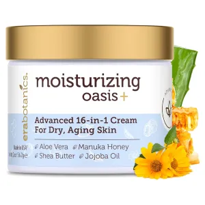 Era Organics Advanced Face Moisturizer for Dry Skin - Nourishing 16-in-1 Night Cream - Extra Hydrating for Women and Men
