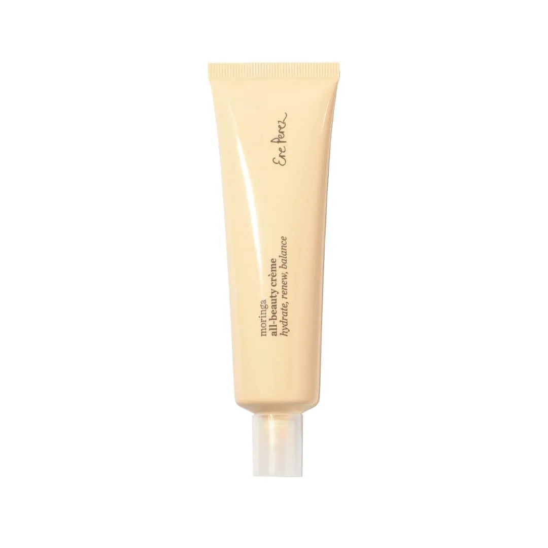 Ere Perez - Natural Moringa All-Beauty Crème | Vitamins A   E, Lemon Balm, Prickley Pear | Hydrates, Plumps, Soothes | Vegan, Cruelty-Free, Palm-Free, Clean Beauty (1.7 oz | 50 g)