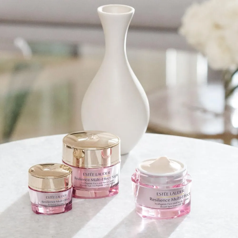 Estée Lauder Resilience Multi-Effect Tri-Peptide Face and Neck Cream Moisturizer SPF 15 | Anti-Aging