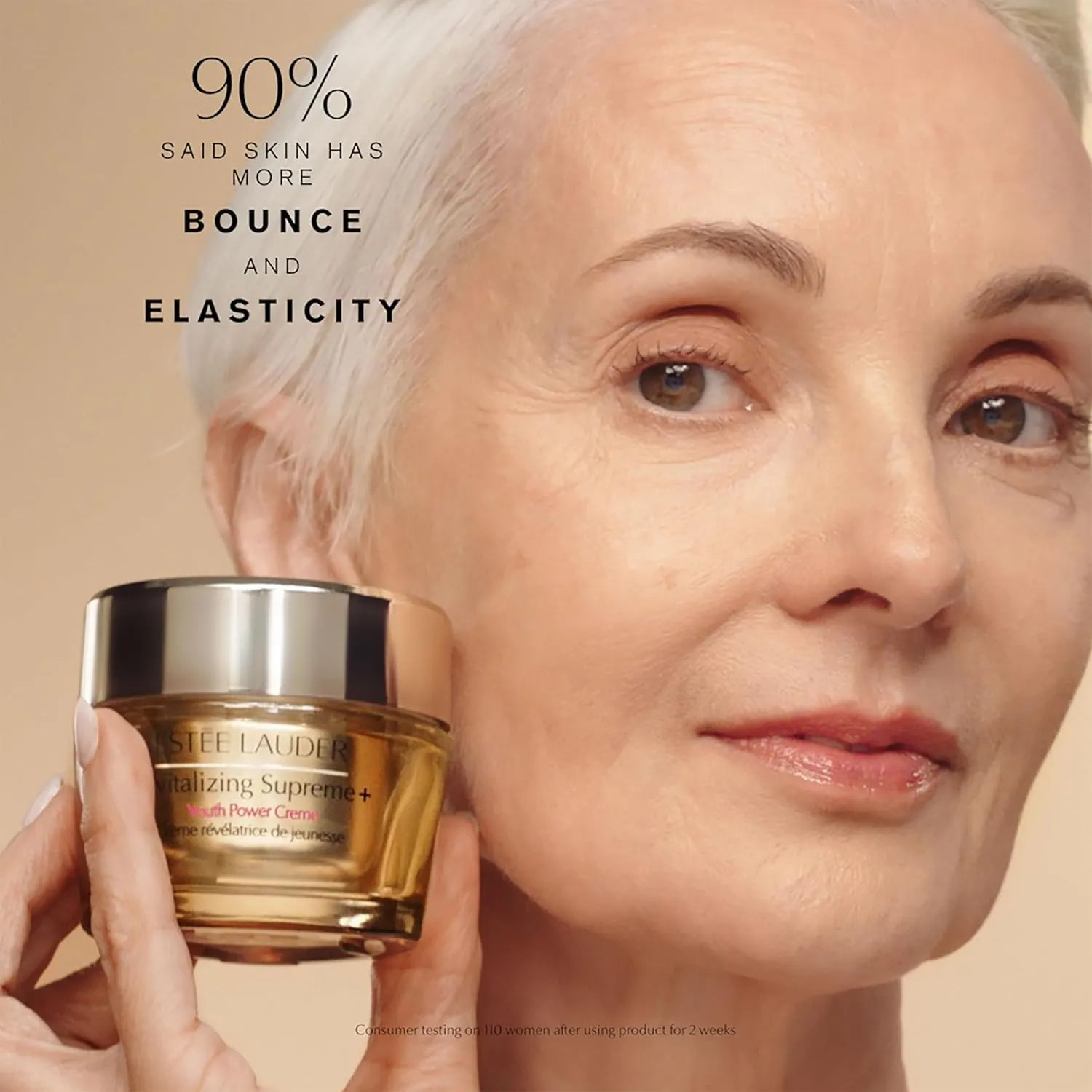 Estée Lauder Revitalizing Supreme  Youth Power Cream Moisturizer with Hyaluronic Acid & Peptides | Anti-Aging