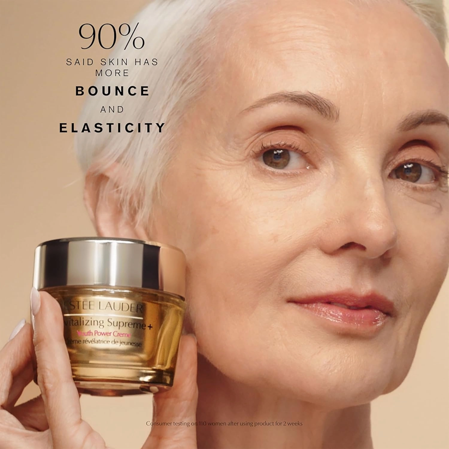 Estée Lauder Revitalizing Supreme  Youth Power Cream Moisturizer with Hyaluronic Acid & Peptides | Anti-Aging