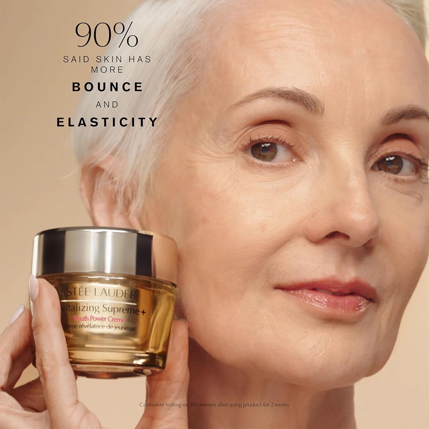 Estée Lauder Revitalizing Supreme  Youth Power Cream Moisturizer with Hyaluronic Acid & Peptides | Anti-Aging