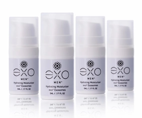 EXO SKIN SIMPLE EXO MEN™ - Hydrating Moisturizer - Travel Size, 4 bottles - 5ML / .17 fl oz, Pack of 4