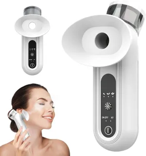 Eye Steamer for Dry Eyes, Heated Eye Steam Sprayer, Portable Nano 2 in 1 Eyes Mist Steamer, Rechargeable Heated Eye Masks for Moisturizing & Cleaning for Face for Home & Travel Use