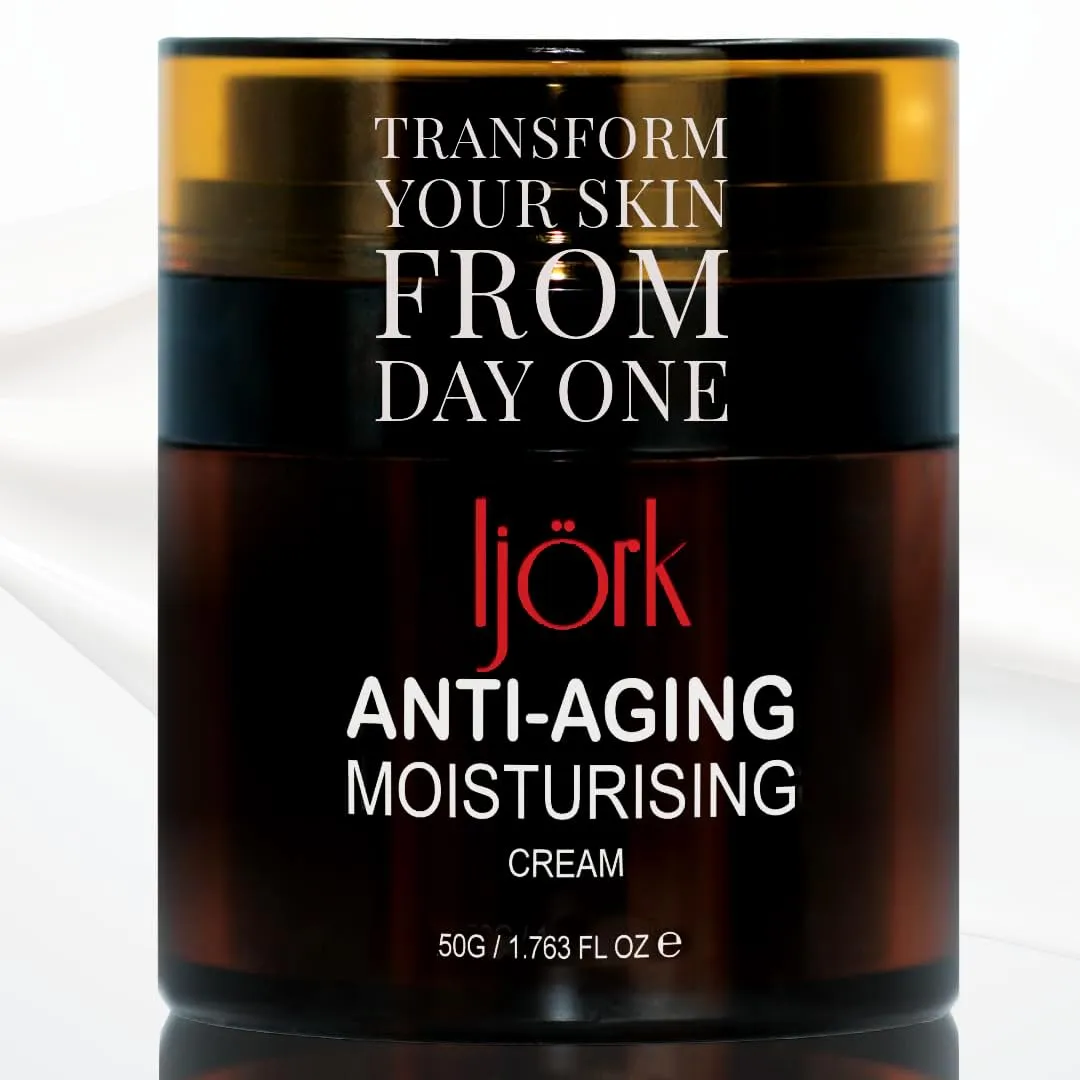 Face Moisturizer For Women. Anti-Aging Wrinkle Cream for Face and Neck with Hyaluronic Acid, Collagen, Squalene, Vitamin C, A & E - Hydrating & Firming Skincare for Women