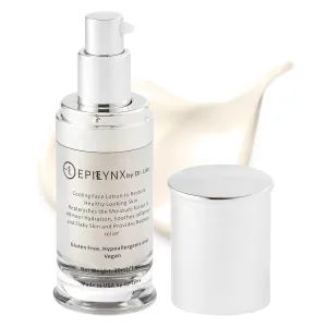 Face Moisturizer Lotion - Illuminating Moisturizer Face Cream for Dry & Sensitive Skin - with Hyaluronic Acid, Aloe Vera, Borage Oil & Peptides - Vegan Cruelty-Free Moisturizing Cream - 30 ml