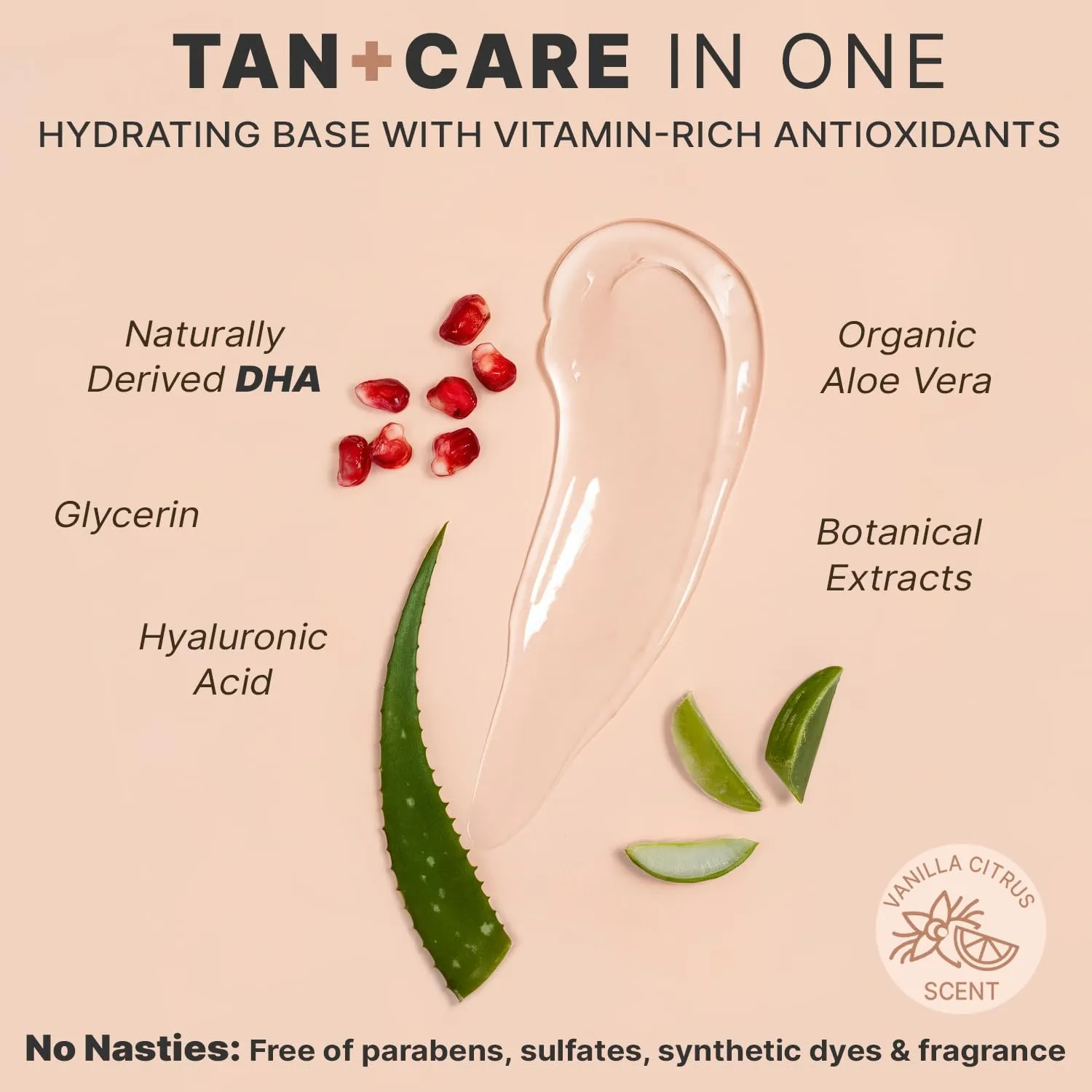 Face Tanner Serum - USA Made with Natural & Organic Ingredients, Sunless Self Tanner for Face with Anti-Aging Hyaluronic Acid, Non Toxic Bronzing Serum for Streak-Free Fake Tan & Natural Glow
