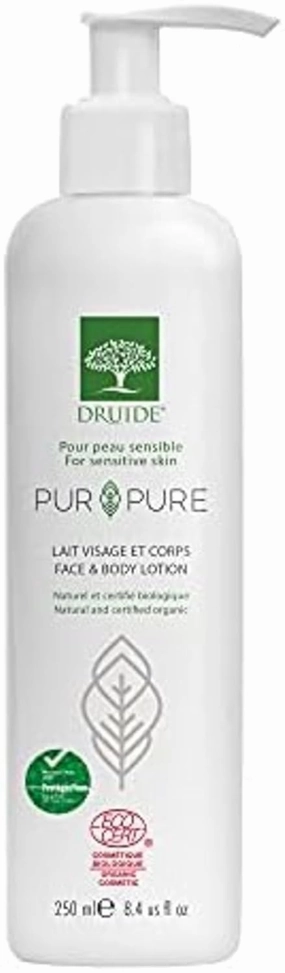 Face & Body Lotion – Organic, Fragrance-Free Moisturizer for Sensitive Skin [8.4 oz]