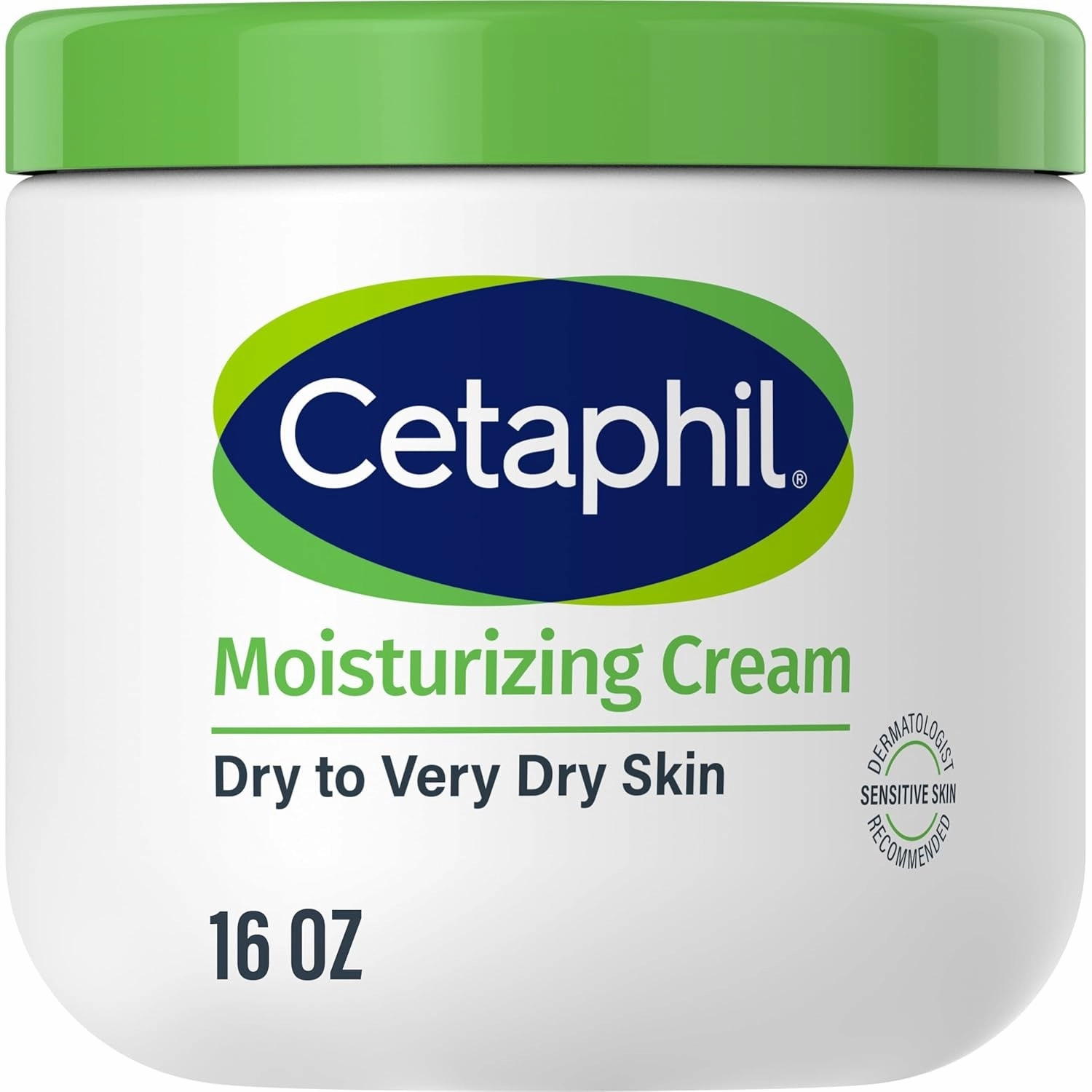 Face & Body Moisturizer, Hydrating Moisturizing Cream for Dry to Very Dry, Sensitive Skin, NEW 16 Oz 2 Pack, Fragrance Free, Non-Comedogenic, Non-Greasy