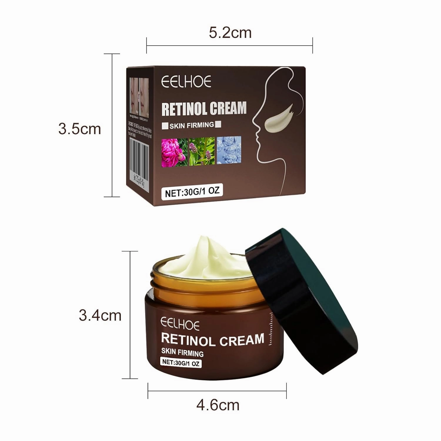 Face Cream, Anti-Aging Brightening Moisturizer, 30g