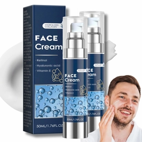 Face Cream for Men 6 In 1, Anti-Aging Anti-Wrinkle Cream for Men, Mens Face Moisturizer, 2 Pack